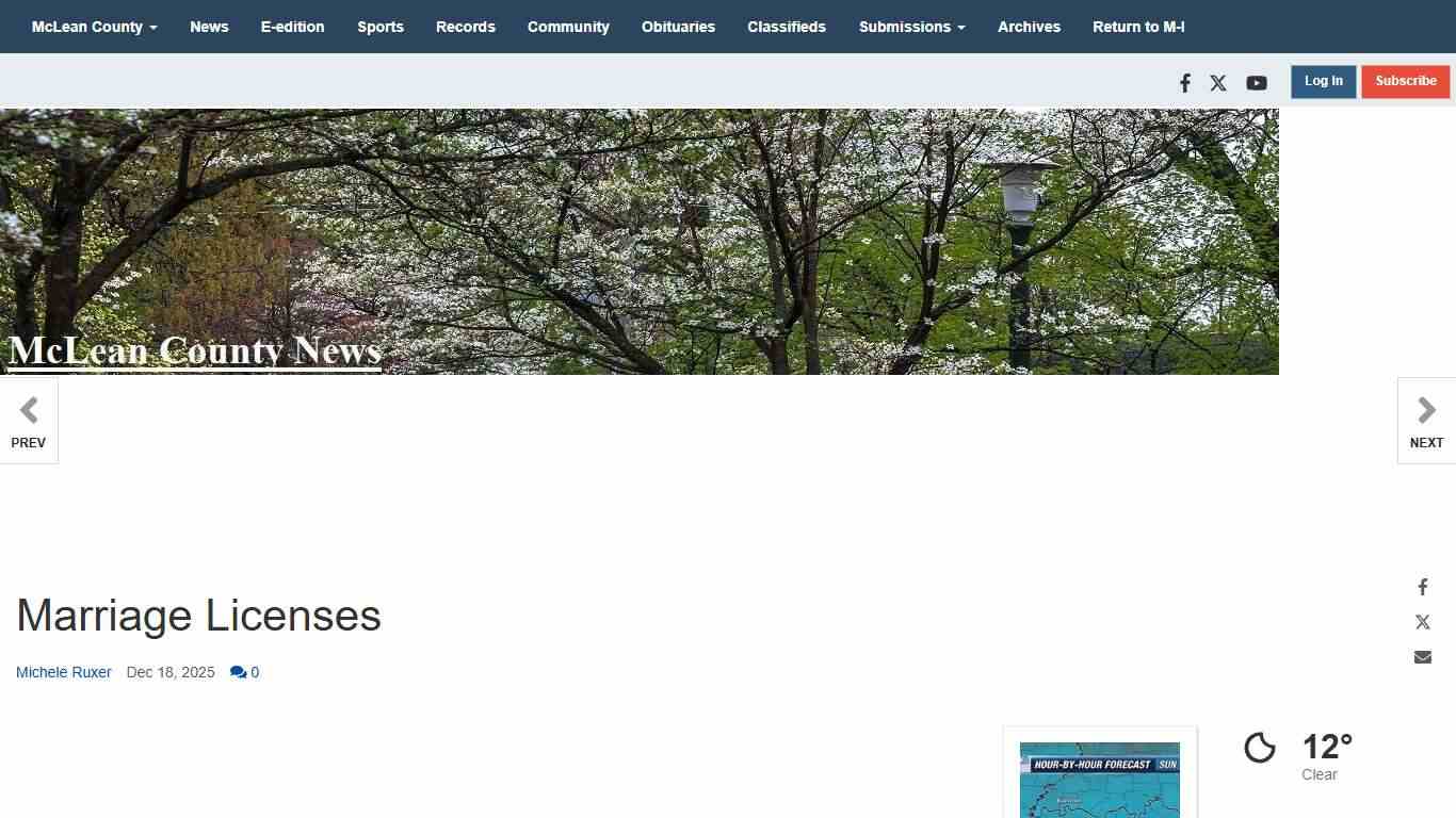 Marriage Licenses | Records | messenger-inquirer.com