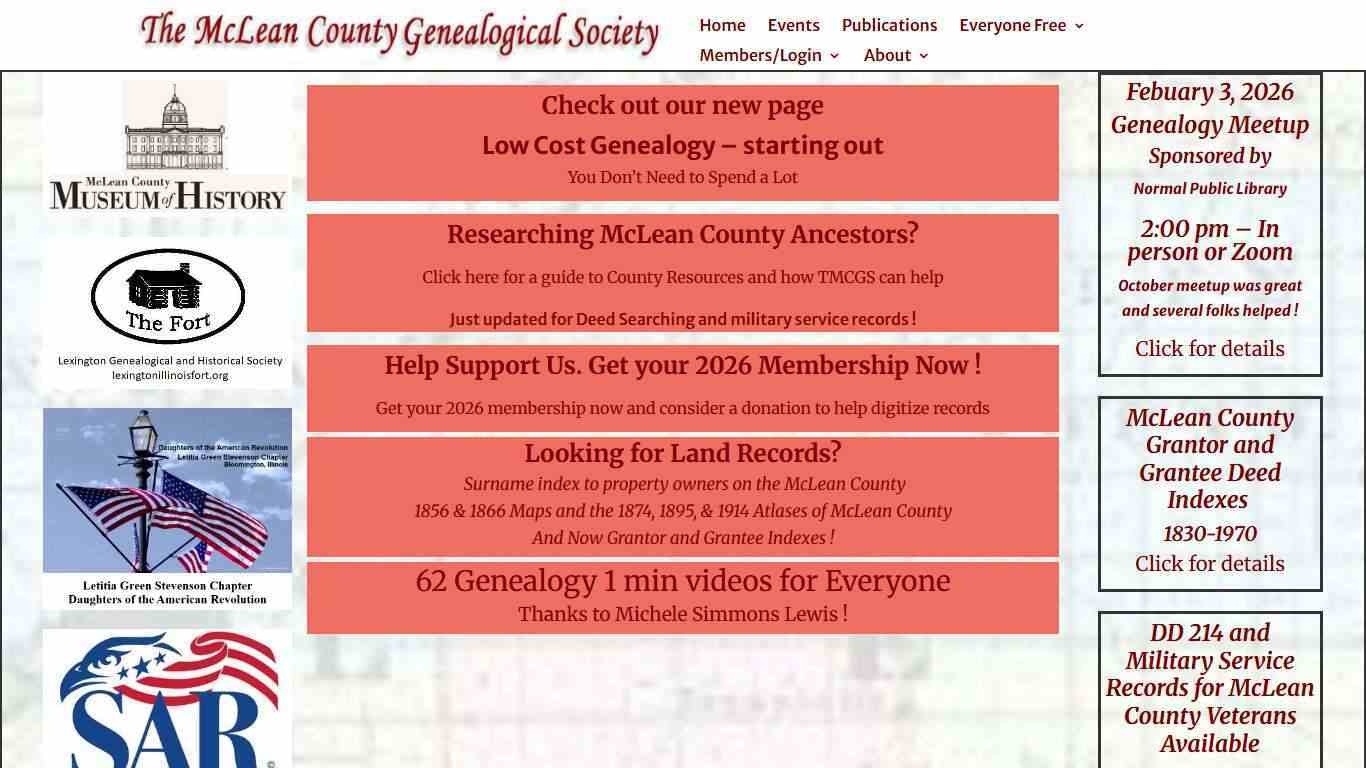 McLean County Genealogy Records, Newspapers, & History - Free